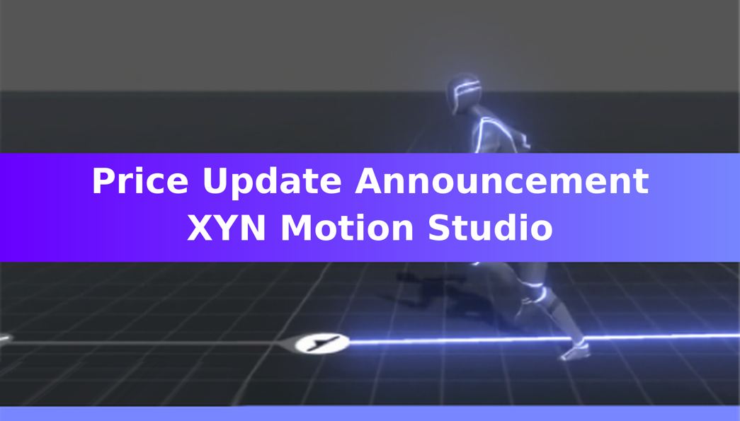 XYN Motion Studio ライセンス価格改定のお知らせ